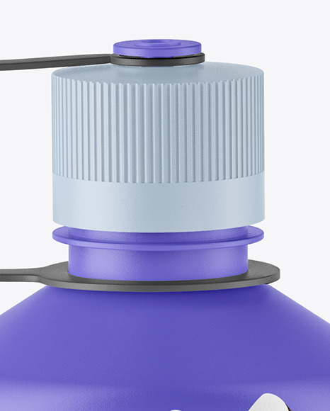 Matte Water Bottle Mockup PSD #6