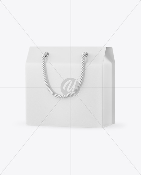 Paper Box with Handles Mockup PSD #1