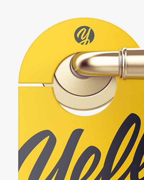 Door Hanger Mockup PSD #2