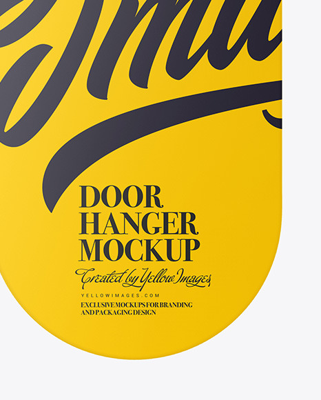 Door Hanger Mockup PSD #1