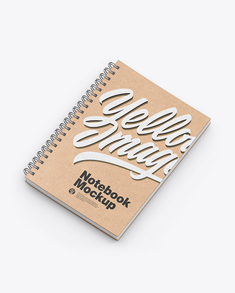 Kraft Notebook Mockup