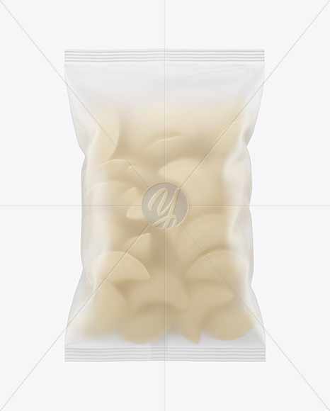 Download Frosted Plastic Bag With Dumplings Matte Finish Mockup In Bag Sack Mockups On Yellow Images Object Mockups