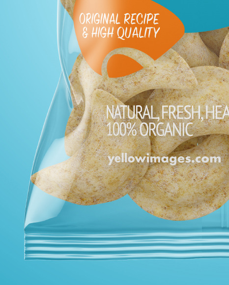 Download Plastic Bag With Frozen Pierogies Mockup In Bag Sack Mockups On Yellow Images Object Mockups