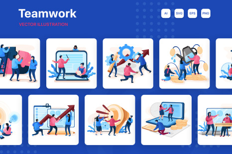 M200_Teamwork Illustrations