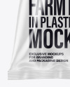 Plastic Bag With Fresh Dill Mockup