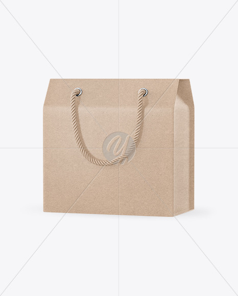 Download Box With Handles Mockup In Box Mockups On Yellow Images Object Mockups