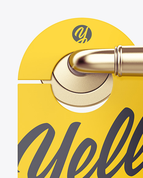 Door Hanger Mockup PSD #2