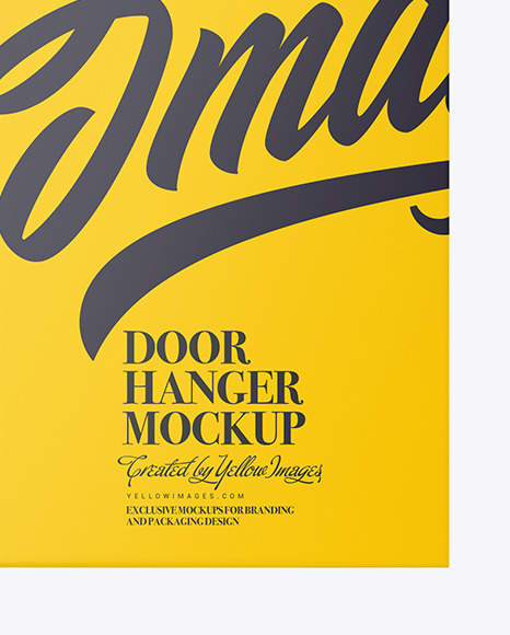 Door Hanger Mockup PSD #1