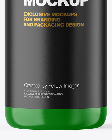 Glossy Cosmetic Bottle Mockup PSD #6