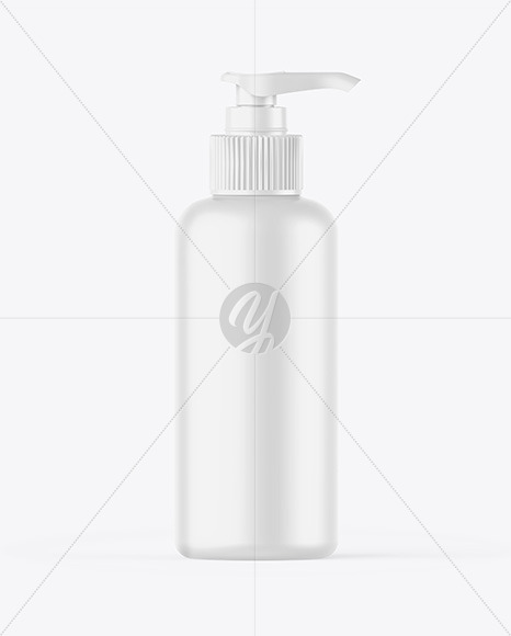 Matte Sanitizer Bottle w  Closed Pump Mockup PSD #3