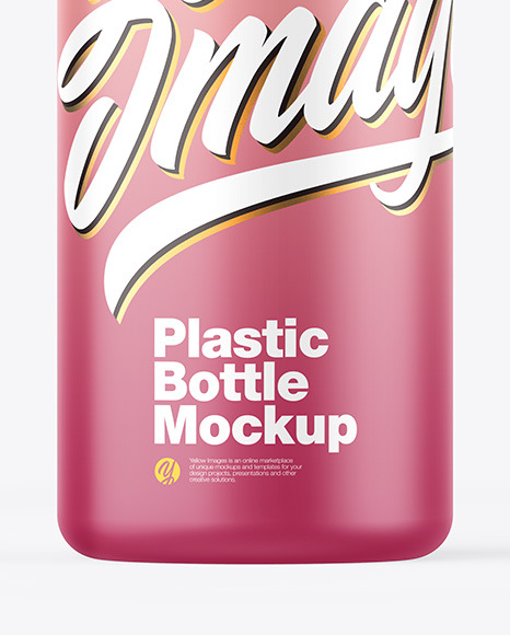 Matte Sanitizer Bottle w  Closed Pump Mockup PSD #1
