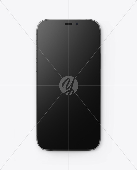 Download Apple Iphone 12 Pro Max Graphite Mockup In Device Mockups On Yellow Images Object Mockups