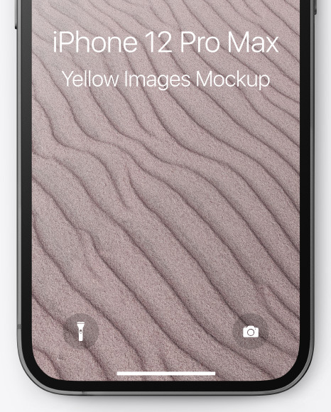 Download Apple Iphone 12 Pro Max Graphite Mockup In Device Mockups On Yellow Images Object Mockups