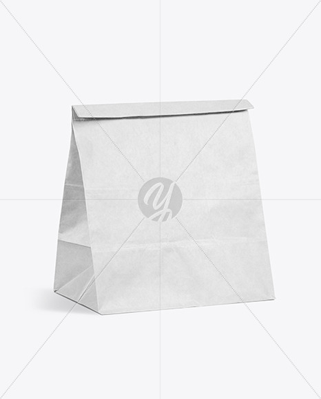 Download Kraft Paper Bag Mockup In Bag Sack Mockups On Yellow Images Object Mockups