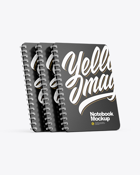 Set of Notebooks Mockup