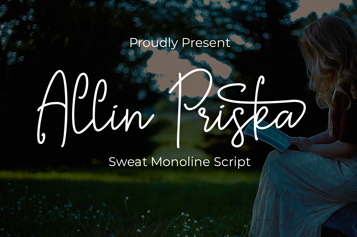 Allin Priska In Fonts On Yellow Images Creative Store