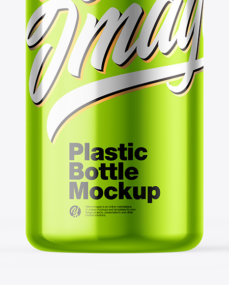 Metallic Sanitizer Bottle w  Closed Pump Mockup PSD #1