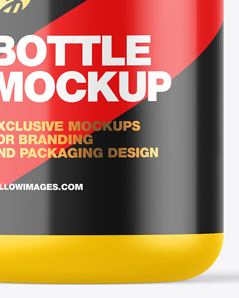 Matte Bottle w  Metallic Cap Mockup PSD #7