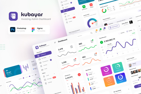 Kubayar - Invoicing Admin Dashboard UI Template