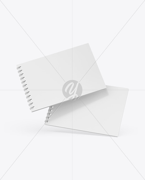 Two Sketchbooks Mockup PSD #3
