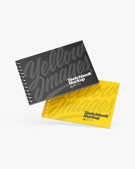 Two Sketchbooks Mockup
