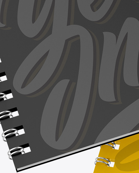 Two Sketchbooks Mockup PSD #2