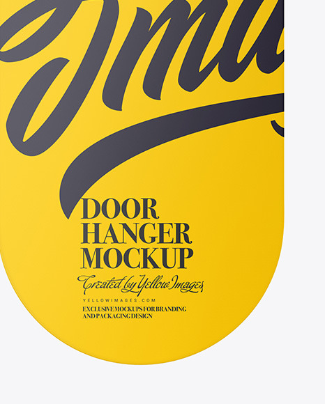 Door Hanger Mockup PSD #1