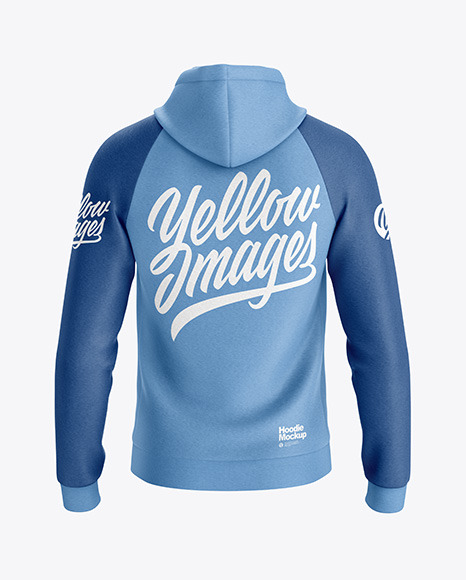 Heather Hoodie Mockup - Back View - Free Download Images High Quality ...