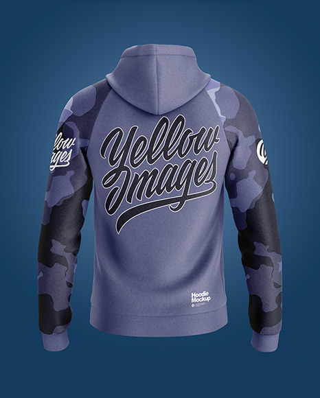 Download Heather Hoodie Mockup Back View In Apparel Mockups On Yellow Images Object Mockups