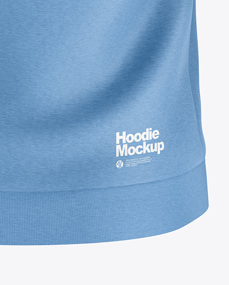 Download Heather Hoodie Mockup - Back View in Apparel Mockups on ...