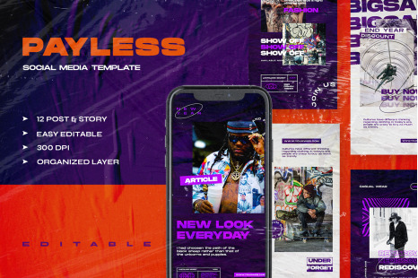 Payless - Instagram Stories &amp; Post Template