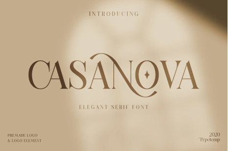 Casanova Elegant Serif Display
