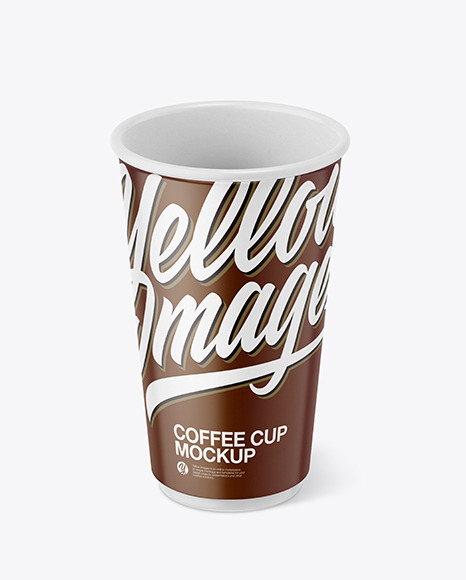 Paper Coffee Cup Mockup PSD #2