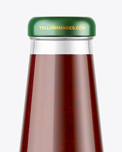 BBQ Sauce Bottle Mockup PSD #1