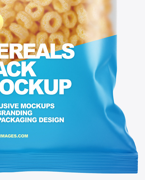 Download Matte Cereals Pack Mockup In Flow Pack Mockups On Yellow Images Object Mockups