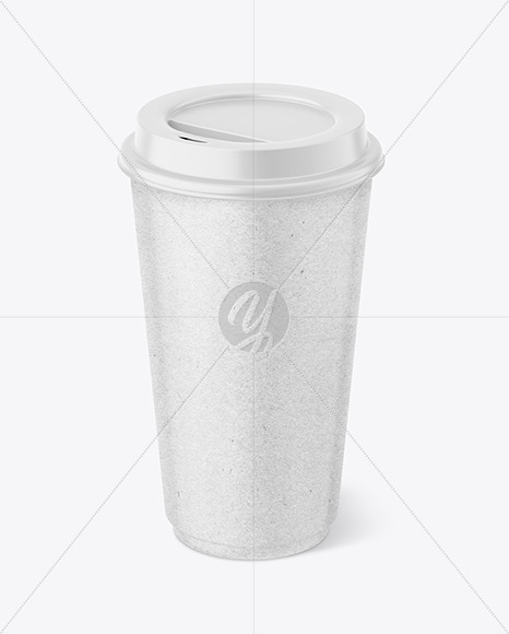 Kraft Paper Coffee Cup Mockup PSD #3