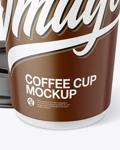Paper Coffee Cup Mockup PSD #1