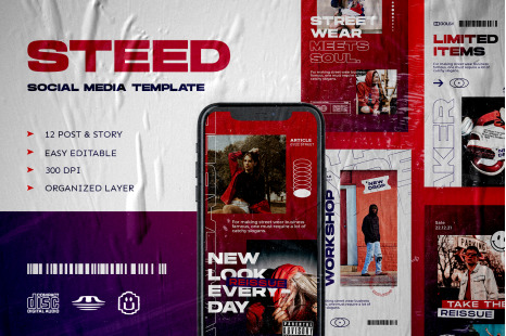 Steed - Instagram Stories &amp; Post Template