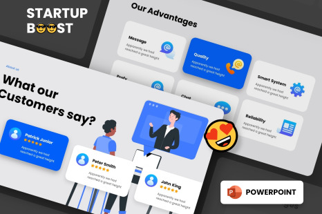Startup Boost - Smooth Animated PowerPoint Template