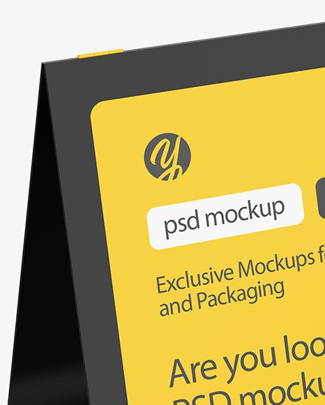 Pavement Sign Board Mockup PSD #2