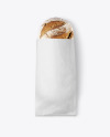 Kraft Package with Bread Mockup
