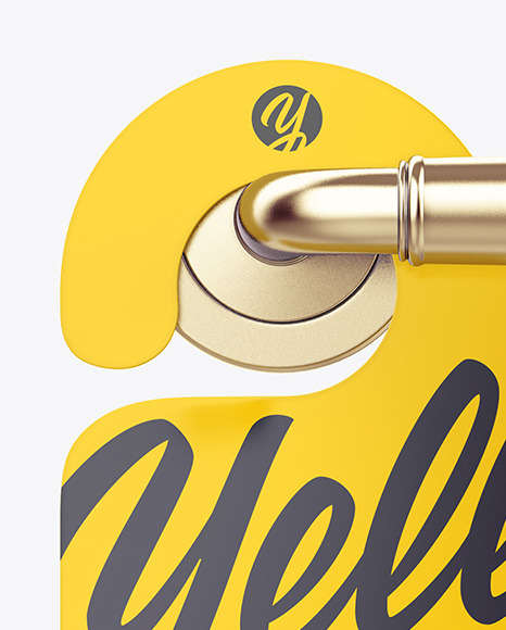 Door Hanger Mockup PSD #2