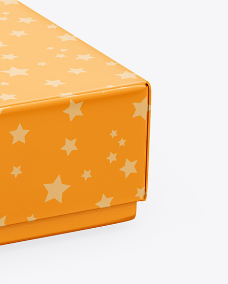 Matte Gift Box Mockup PSD #5