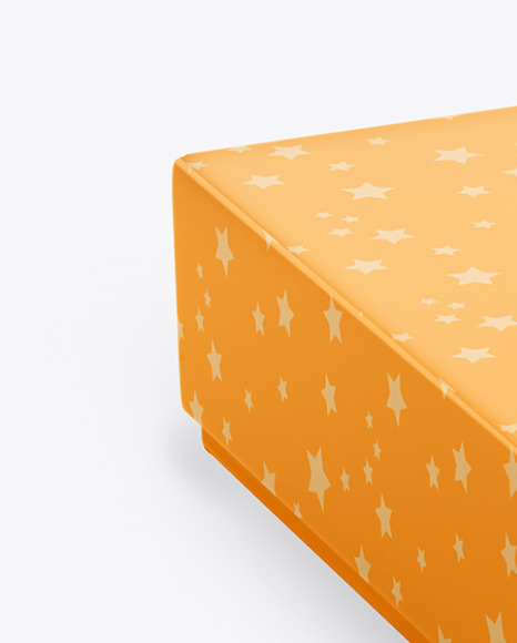 Download Matte Gift Box Mockup In Box Mockups On Yellow Images Object Mockups