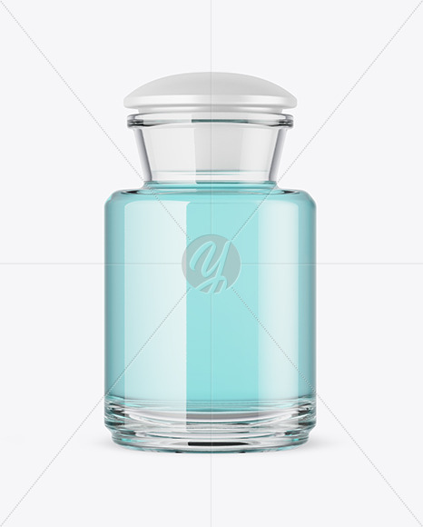 Clear Glass Bottle Mockup Branding Mockups