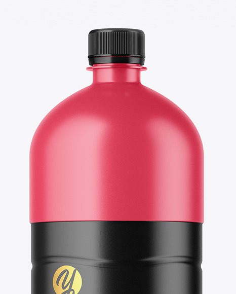 1.5L Matte Plastic Bottle Mockup PSD #2