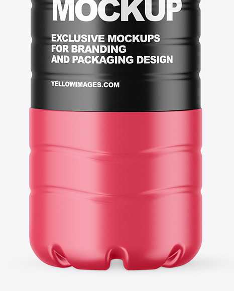 1.5L Matte Plastic Bottle Mockup PSD #1