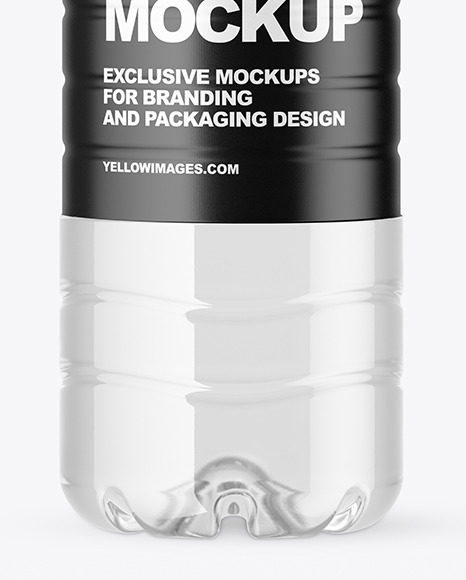 1.5L Clear Plastic Bottle Mockup PSD #1