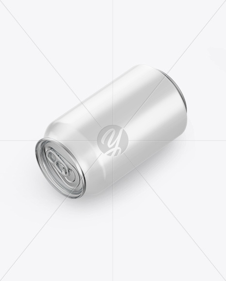 Glossy Drink Can Mockup PSD #3
