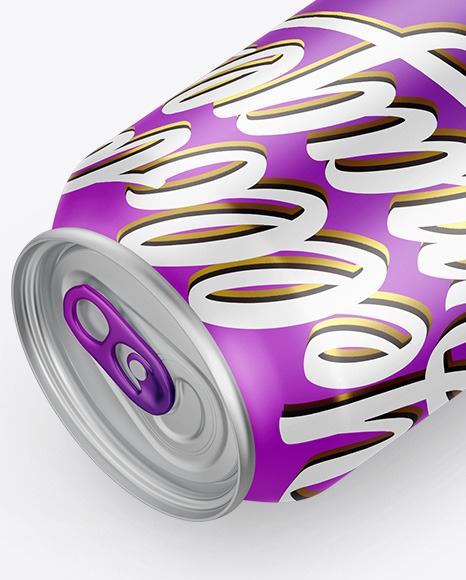 Matte Drink Can Mockup PSD #1
